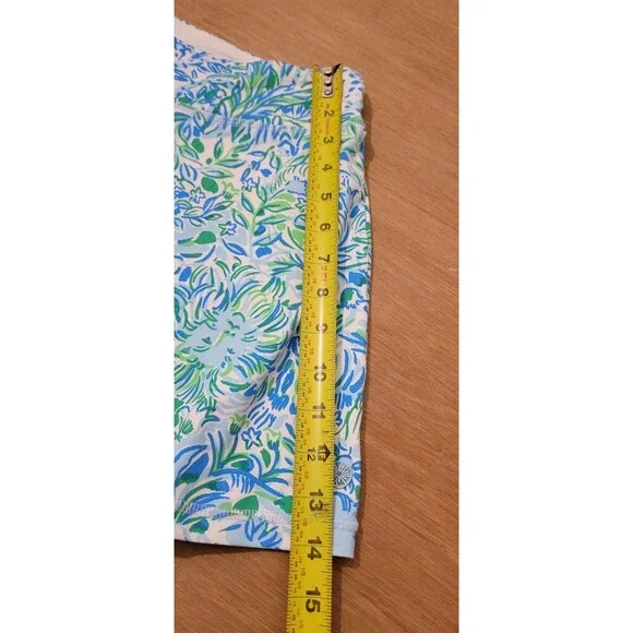 Lilly Pulitzer Aila Skort Dandy Lions Hydra Blue UPF 50+ Luxletic Size Large - Picture 10 of 13